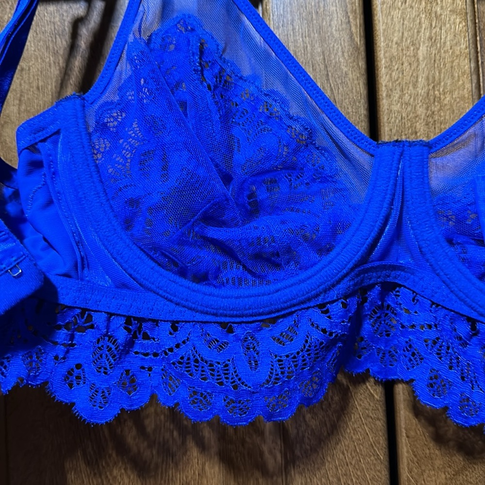 Sz D36⭐️New Prima Donna Twist First Night Blue Longline Bra. Never Worn! - Picture 4 of 8
